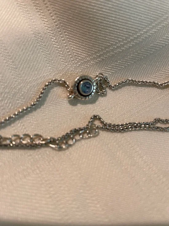 Brighton Halo 39” Necklace with blue accents - Picture 3 of 4